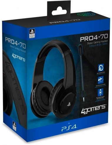 3479-PS4 - PRO4 70 Negro Auricular Gaming Licenciado-5055269709183