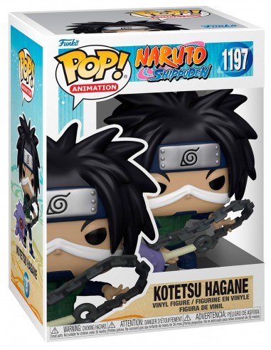 10880-Figuras - Figura POP! Naruto Shippuden Kotetsu Hagane with Weapon-0889698580076