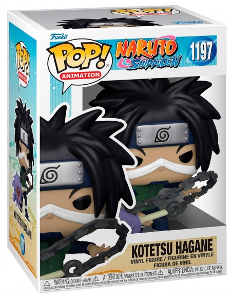 -10880-Figuras - Figura POP! Naruto Shippuden Kotetsu Hagane with Weapon-0889698580076