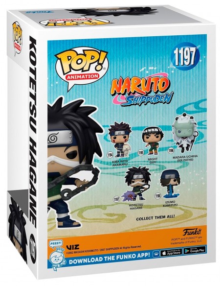 -10880-Figuras - Figura POP! Naruto Shippuden Kotetsu Hagane with Weapon-0889698580076