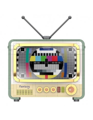 15209-Figuras - Retro TV Set Construcción 26 cm Joyside Series-6973817321399