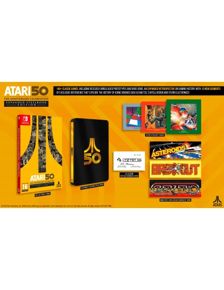 -15303-Switch - Atari 50: The Anniversary Celebration Expanded Steelbook Edition-5056635611062