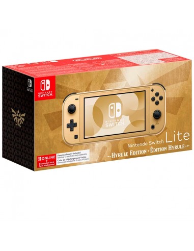 15263-Switch - Nintendo Switch Consola Lite Hyrule Edition + 12 Meses NSO-0045496453893