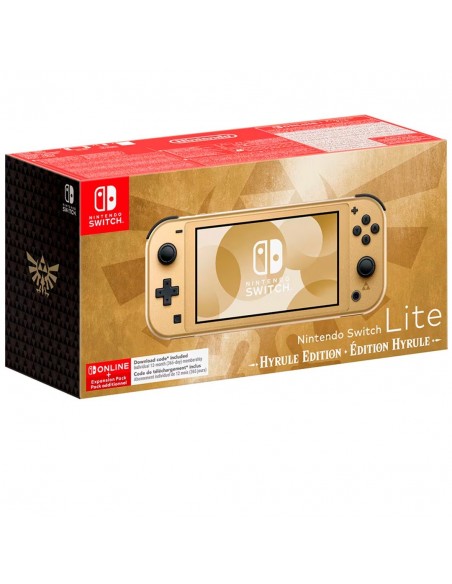 -15263-Switch - Nintendo Switch Consola Lite Hyrule Edition + 12 Meses NSO-0045496453893