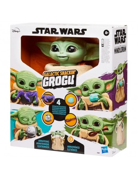 -7624-Figuras - Grogu Galatic Snackin Animatronic 23 cm-5010993856909