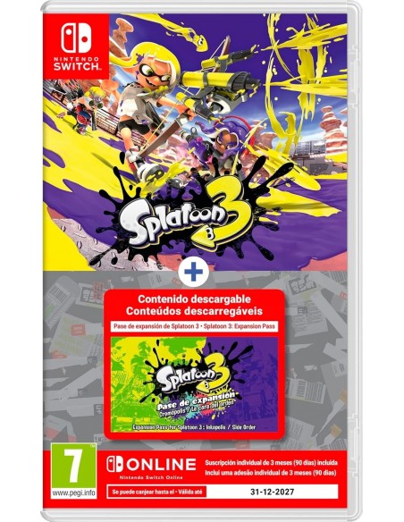 -15362-Switch - Splatoon 3 + Expansion Pass + 3 meses NSO-0045496512378