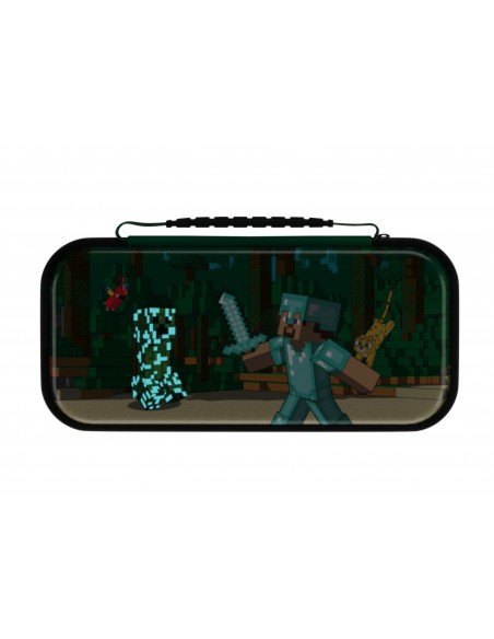 -15457-Switch - Funda Travel Case Minecraft Forest Battle-0708056073268