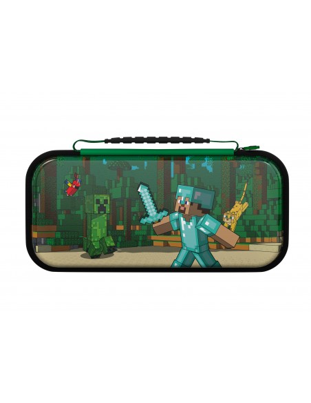 -15457-Switch - Funda Travel Case Minecraft Forest Battle-0708056073268