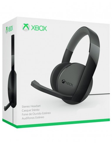 15411-Xbox One - Wired Stereo Headset Negro sin Adaptador-0889842951509