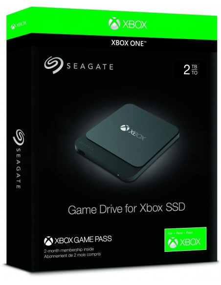 -4933-Xbox One - Game Drive Xbox Negro Disco Duro SSD Externo 2TB Seagate-3660619404247