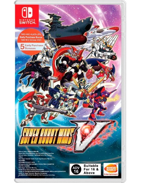 -6208-Switch - Super Robot Wars V - import - Asia-8885011014039