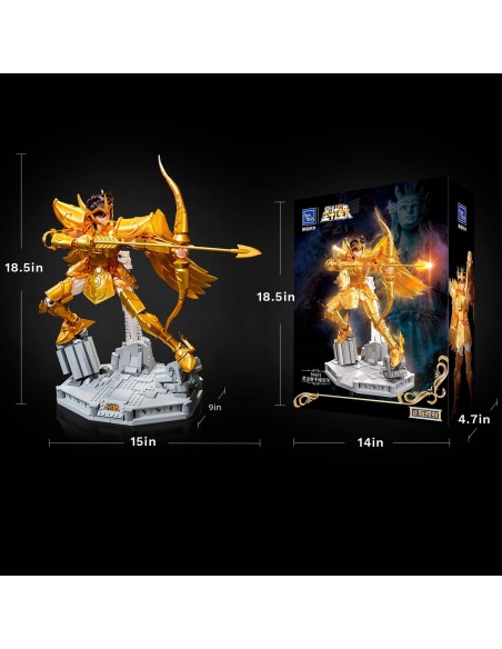 -15208-Figuras - Sagittarius The Gold Archer Set Construcción 47 cm Saint Seiya -6973817321146