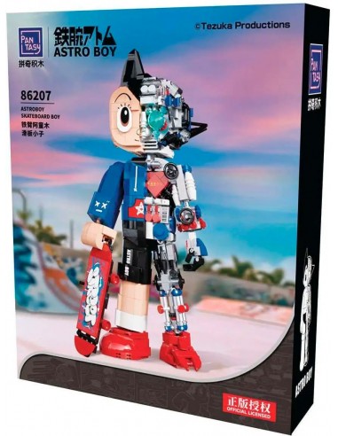 15203-Figuras - Astro Boy The Skateboard Boy Set Construcción 32 cm Astro Boy-6973817321498