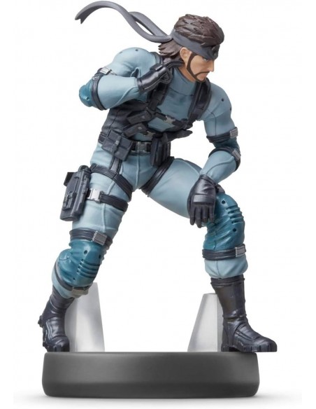 -1752-Amiibos - Figura Amiibo Solid Snake (Serie SSB)-0045496380816