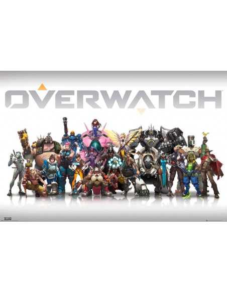 -10197-Merchandising - Poster Overwatch ""Heroes""-4260474511525