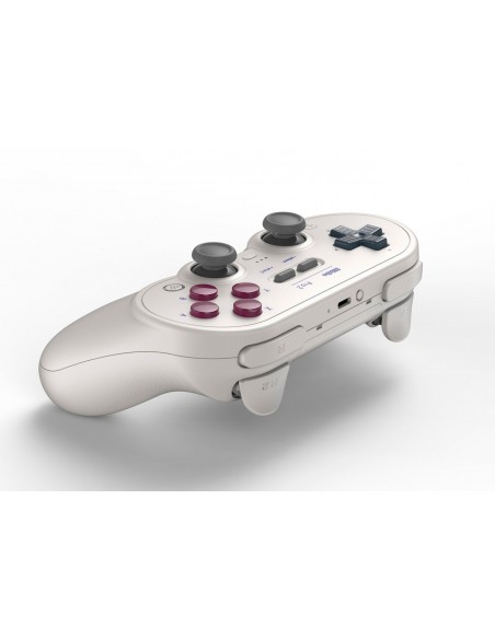 -6585-Retro - 8Bitdo Mando Bluetooth Pro2 Blanco-6922621501695