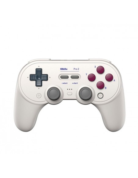 -6585-Retro - 8Bitdo Mando Bluetooth Pro2 Blanco-6922621501695