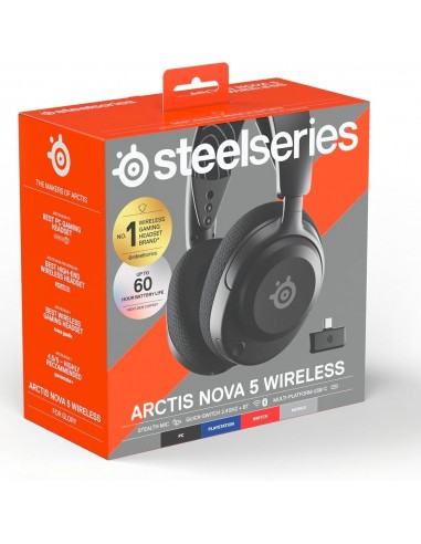 15595-Multi Plataforma - Auricular Wireless Arctis Nova 5 PS5 - PS4 - SW - PC-5707119053228