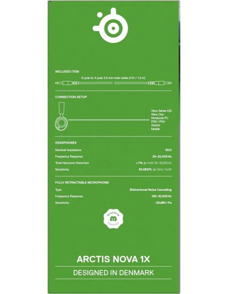 -15582-Xbox - Auricular Wired Arctis Nova 1X-5707119043618