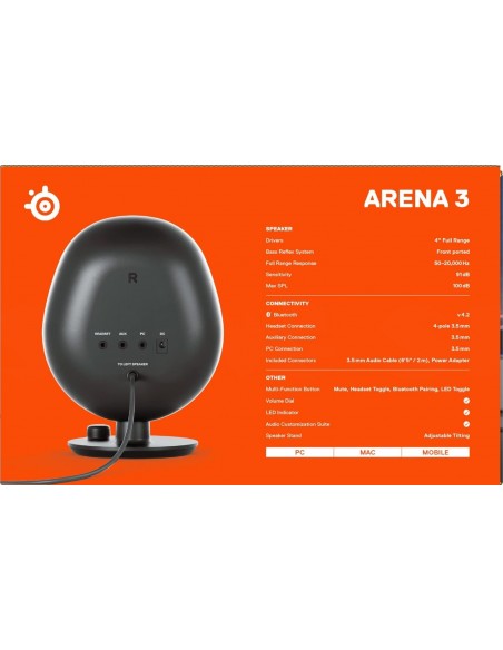 -15579-PC - Altavoces Gaming Rango Completo Arena 3 - EU-5707119041591