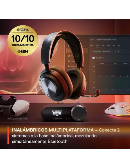 -15578-Multi Plataforma - Auricular Arctis Nova Pro Wireless-5707119041058