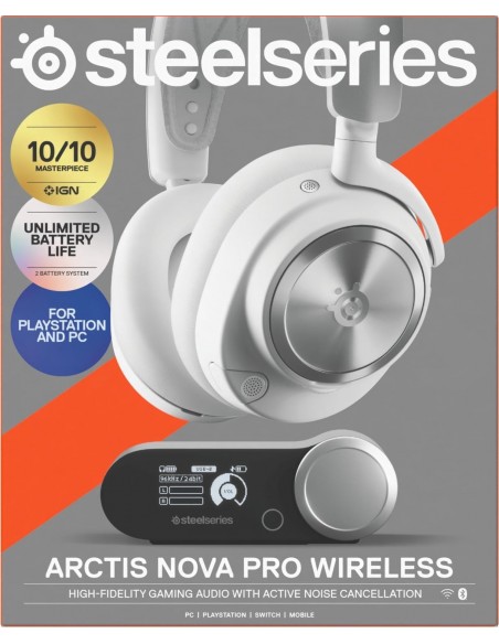 -15577-Multi Plataforma - Auricular Arctis Nova Pro WL White-5707119058032