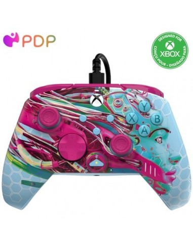 15736-Xbox Series X - Rematch Wired Controller Android Dreams GLOW-0708056072629