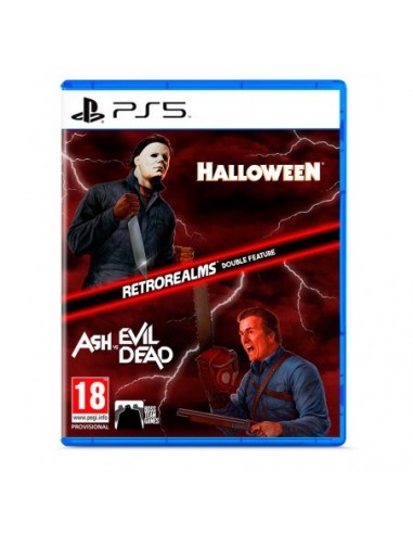 15709-PS5 -  Halloween and Ash vs Evil Dead RetroRealms Double Feature-5056635610584