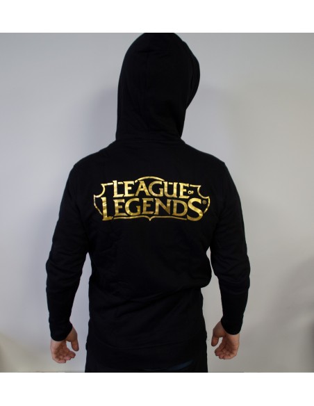 -9110-Apparel - Sudadera Negra League of Legends T-L-5054258107139