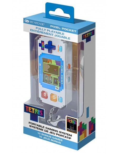 -15484-Retro - Pixel Pocket Tetris Mini Portable-0845620070831