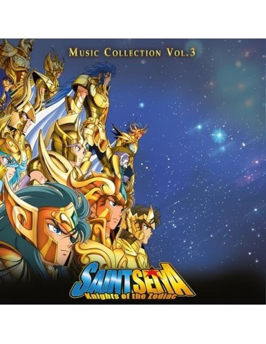 15970-Merchandising - Saint Seiya - Music Collection Volume 3, 1 LP Transparent Blue-3701627800475