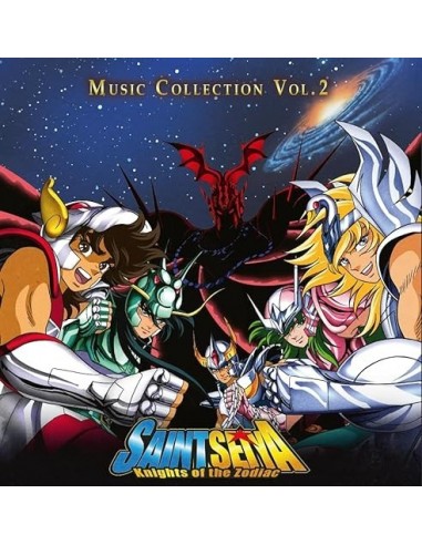 15960-Merchandising - Saint Seiya - Music Collection Volume 2, 2LP Transparent blue-3701627800451