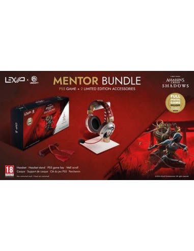 15927-PS5 - Assassin's Creed Shadows “MENTOR” Box PS5 Game + Headset & Stand-3760352731034