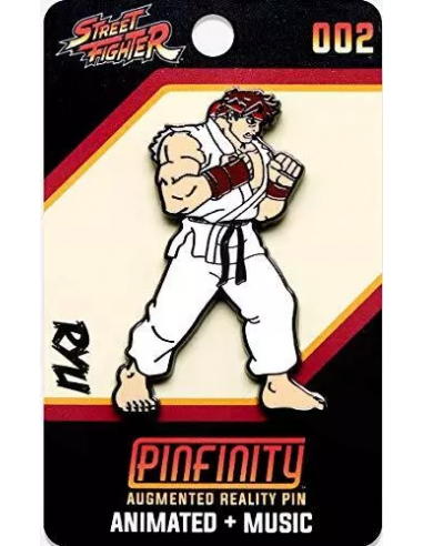 16091-Merchandising - Street Fighter Ryu AR Pin-0630128120337