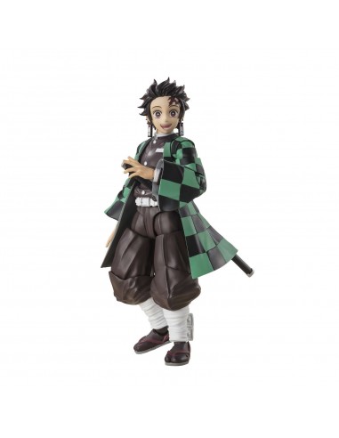 16177-Figuras - Figura Tanjiro Kamado 14 cm Demon Slayer Kimetsu No Yaiba SH Figuarts-4573102664754