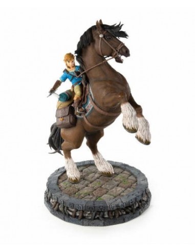 16197-Figuras - Figura Link Horseback Estatua Resina The Legend of Zelda BOTW 56 cm-5060316625699