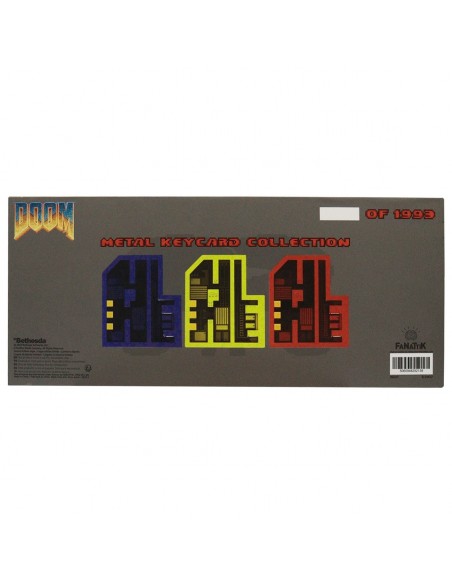 -16284-Merchandising - Doom 30th Anniversary Pixel Key Set of 3-5060948292139