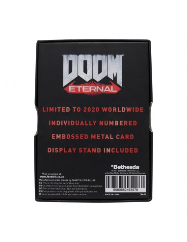 16292-Merchandising - DOOM Limited Edition Replica Key Card-5060662463976