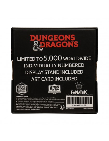 -16271-Merchandising - Dungeons & Dragons Limited Edition Talisman of Ultimate Evil Medallion and Art Card-5060948291521