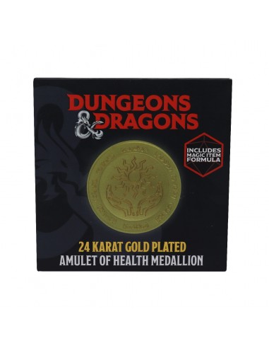 16324-Merchandising - Medallon Dungeons & Dragons Amulet Of Health Edicion Limitada-5060662467516