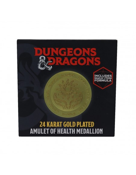 -16324-Merchandising - Medallon Dungeons & Dragons Amulet Of Health Edicion Limitada-5060662467516