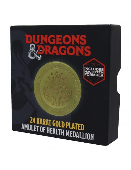 -16324-Merchandising - Medallon Dungeons & Dragons Amulet Of Health Edicion Limitada-5060662467516