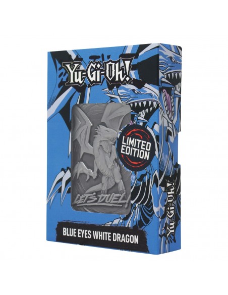 -16322-Merchandising - Yu-Gi-Oh! Limited Edition Blue Eyes White Dragon Metal Card-5060662465208