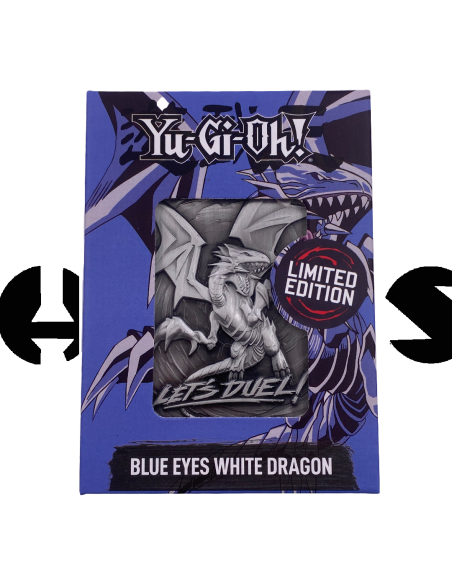 -16322-Merchandising - Yu-Gi-Oh! Limited Edition Blue Eyes White Dragon Metal Card-5060662465208