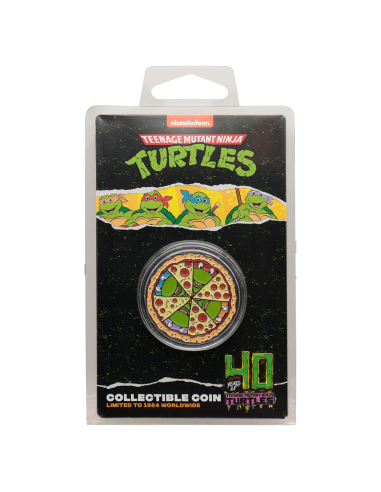 16310-Merchandising - Teenage Mutant Ninja Turtles Limited Edition 40th Anniversary Collectible Coin-5060948290357