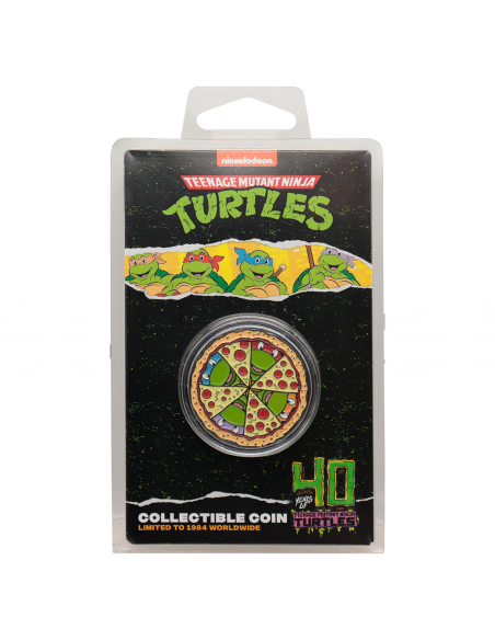 -16310-Merchandising - Teenage Mutant Ninja Turtles Limited Edition 40th Anniversary Collectible Coin-5060948290357