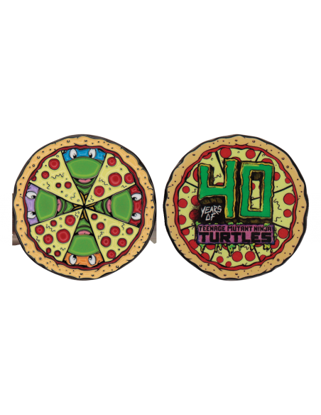 -16310-Merchandising - Teenage Mutant Ninja Turtles Limited Edition 40th Anniversary Collectible Coin-5060948290357