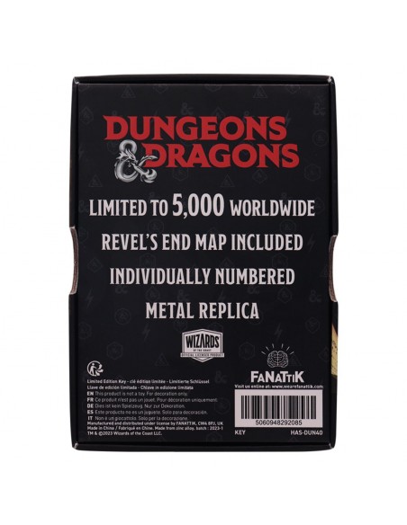 -16288-Merchandising - Dungeons & Dragons Limited Edition Replica Thieves Key to the Vault from Keys from the Golden Vault-5060948292085