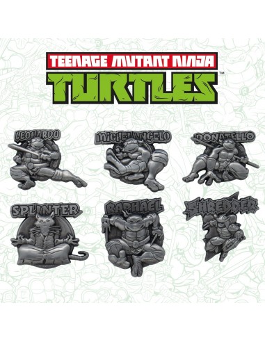 16267-Merchandising - Teenage Mutant Ninja Turtles Limited Edition Set of 6 Pin Badges-5060662467127