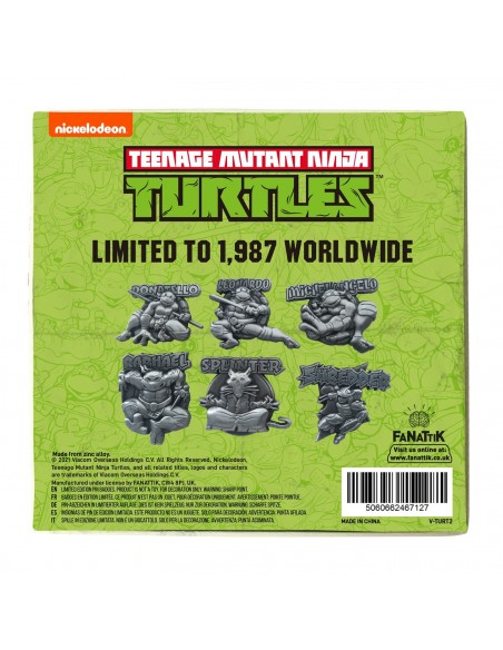 -16267-Merchandising - Teenage Mutant Ninja Turtles Limited Edition Set of 6 Pin Badges-5060662467127